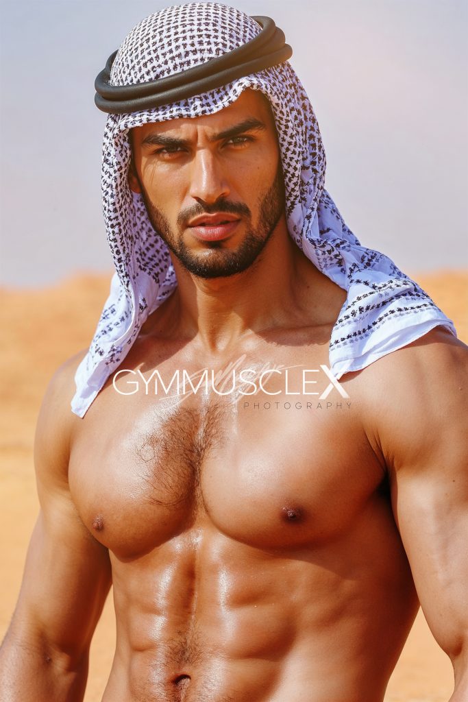 GymMuscleX GymPornMuscle Arab Hottie Shirtless Onlyfans Photography