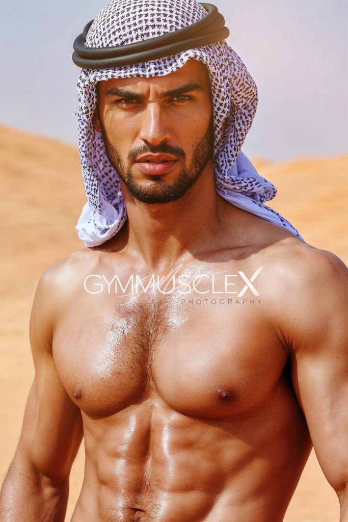 GymMuscleX GymPornMuscle Arab Hottie Shirtless Onlyfans Photography
